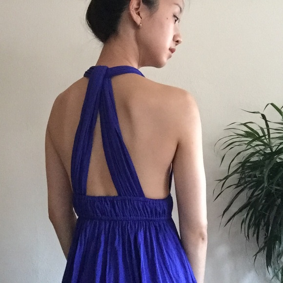 Halter Cocktail Swing Dress - Picture 2 of 4