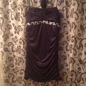 Navy blue formal dress