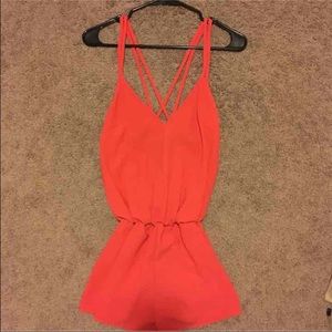 Coral Romper!
