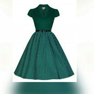 Green Vintage Style Dress