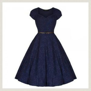 Victoria Jacquard Dress