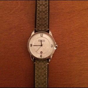 Original Coach pattern watch.
