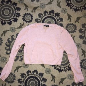 Top shop pink crop top