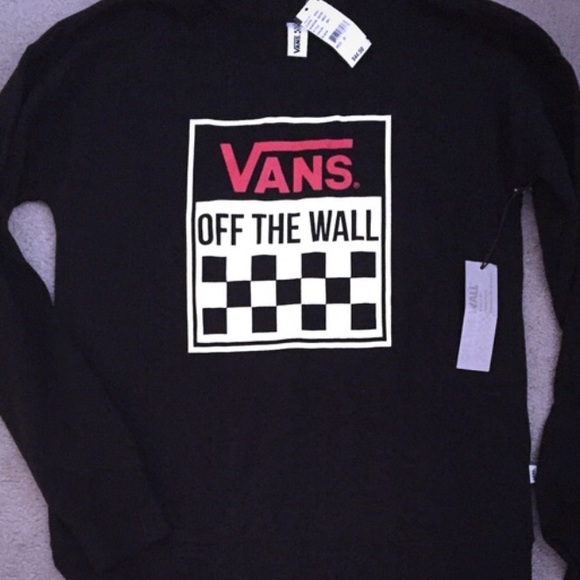 Brand new vans off the wall sweatshirt!