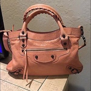 Balenciaga Paris Motocross Classic Leather Tote