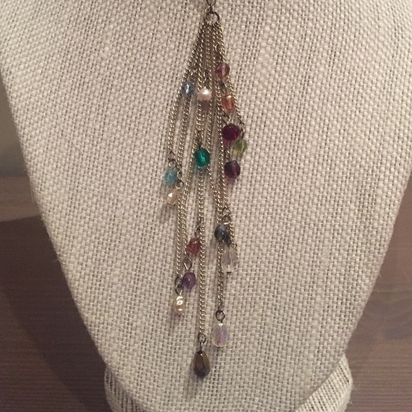 Multicolor stone necklace