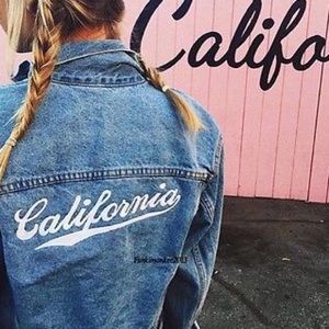 California Brandy Melville jean jacket