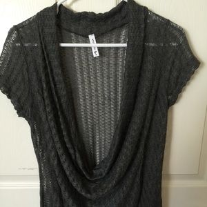 Dark gray shirt