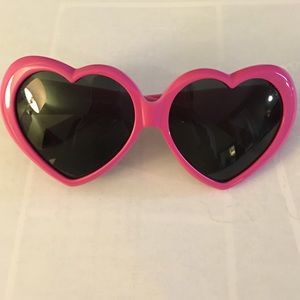 Moschino hot pink heart sunglasses
