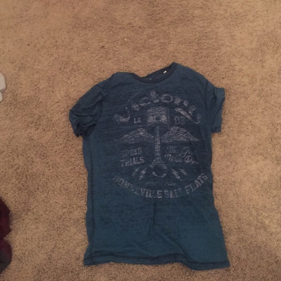 Men's Dark Blue Buckle T