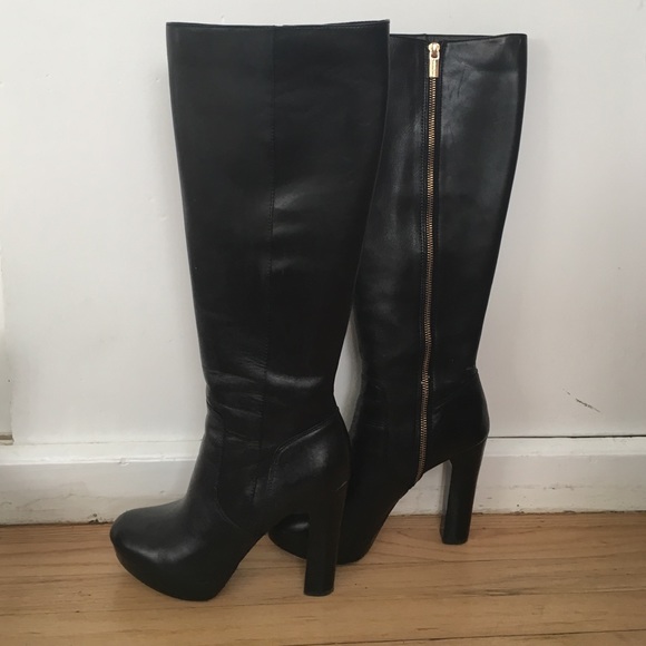High leather michael Kors boots