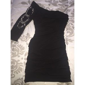 Black One Shoulder Dress