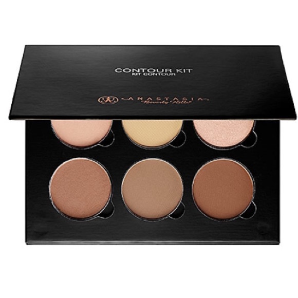 Anastasia BUNDLE LIGHT TO MED Contour kit #12Brush