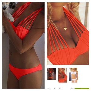 Orange Neon Bikini