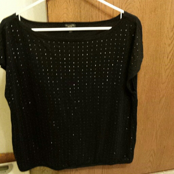 Black Talbots sequined blouse