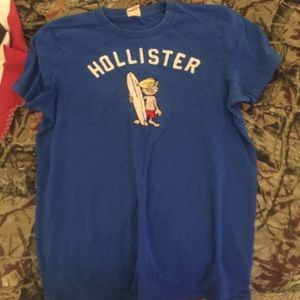 Men's Hollister Blue T
