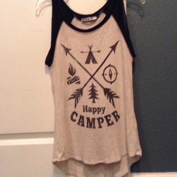 Blu planet happy camper shirt size small - Picture 2 of 3