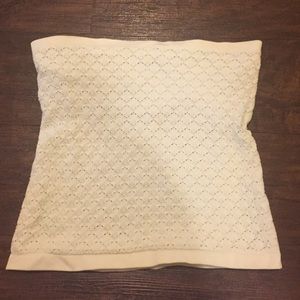 White free people tube top