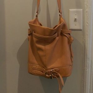 Tan crossbody bag