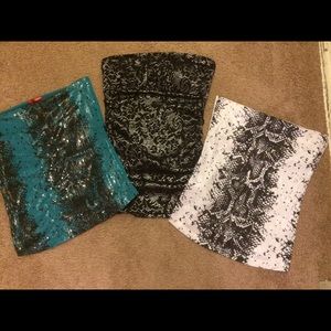 Medium Strapless Top Bundle