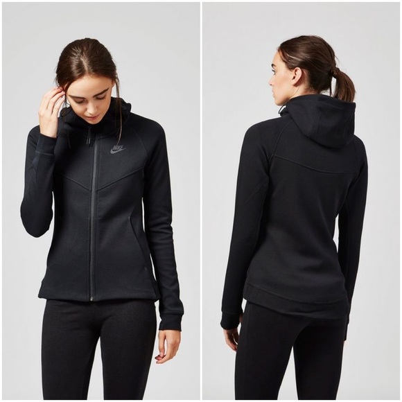 Nike Tech Fleece Windrunner Zip Up Hoodie - Picture 2 of 3