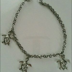 Beautiful Turtle Charm Bracelet