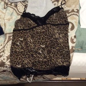 Leopard tank top