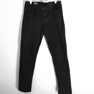 Gap black skinny jeans