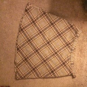 A-line plaid mini skirt from The Limited