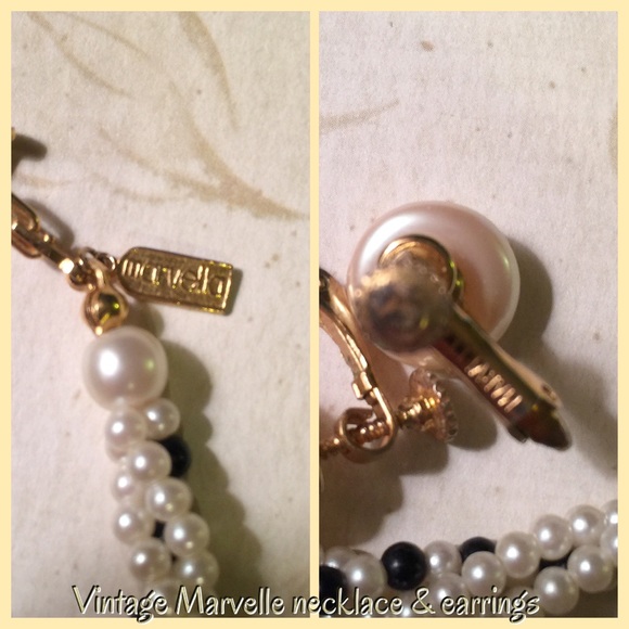 Vintage Marvelle necklace  #11 pearl - Picture 4 of 6