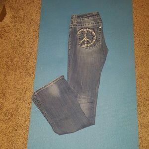 Miss Me peace jeans 27