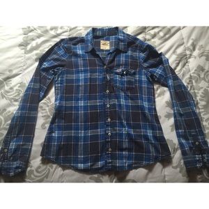 Hollister Plaid Flannel Shirt