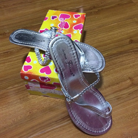 Silver Sandals - Picture 2 of 3
