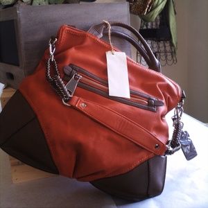 Large Two-Tone Tote Bag