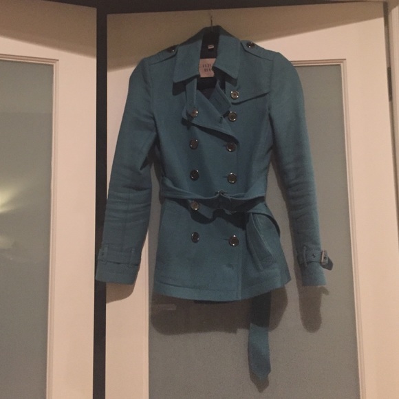 burberry brit short trench coat