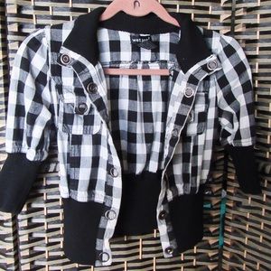 Wet Seal Checkered Jacket