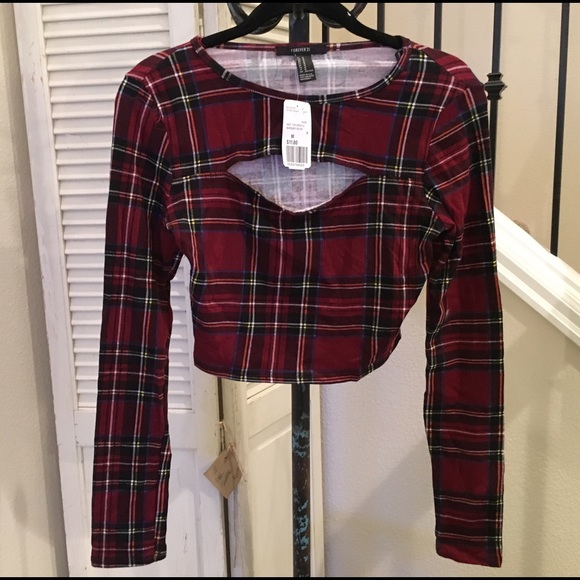 Forever 21 | plaid crop top