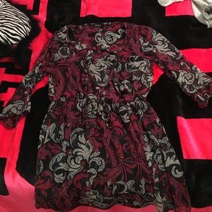 BeBop Patterned Dress runs small)