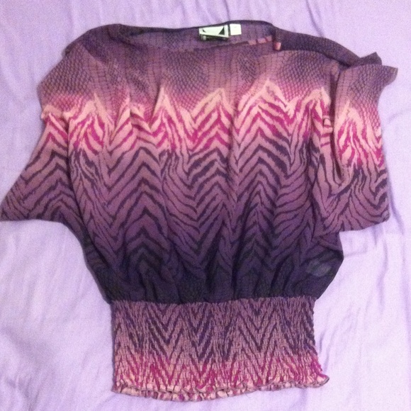 Purple and pink shirt
