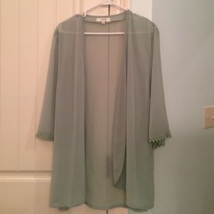 Sheer kimono cardigan!