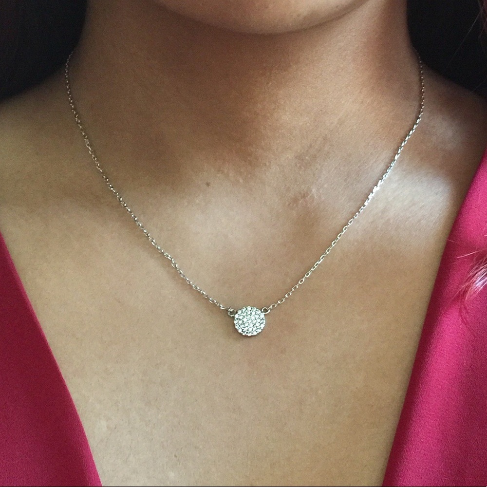 925 silver Dot Necklace