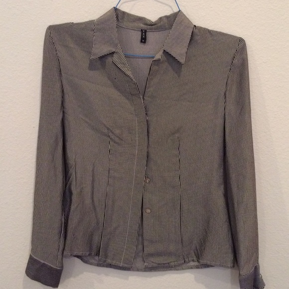 Silk striped blouse