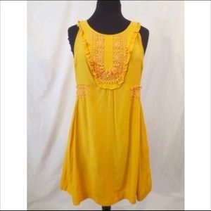 Anthropologie Maeve Yellow Sundress