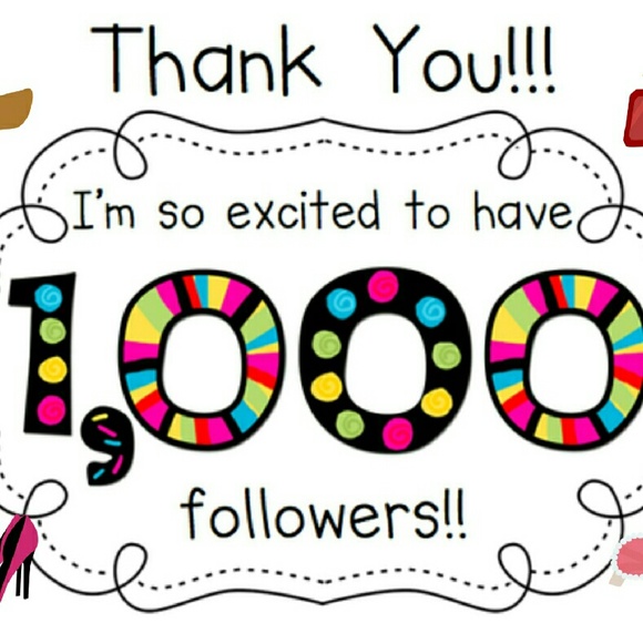 YAY!!! 1,000 Followers