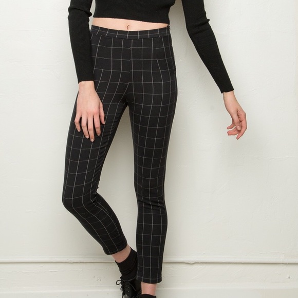 Grid dress and pants bundle