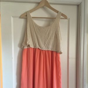 Coral Maxi Dress