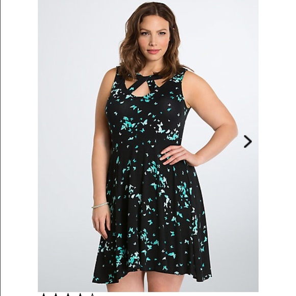 Torrid butterfly dress 3