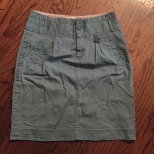 Anthropologie blue skirt
