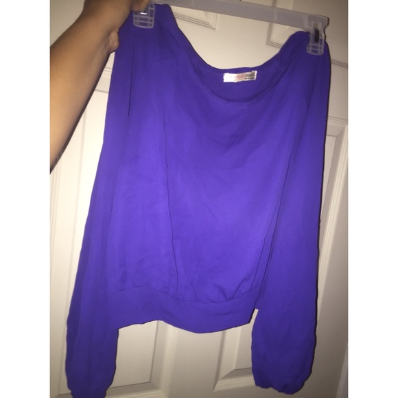 Royal Blue Blouse