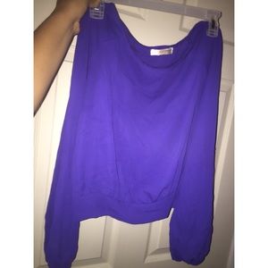 Royal Blue Blouse
